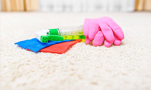 پاک کردن چسب آز روی فرش
